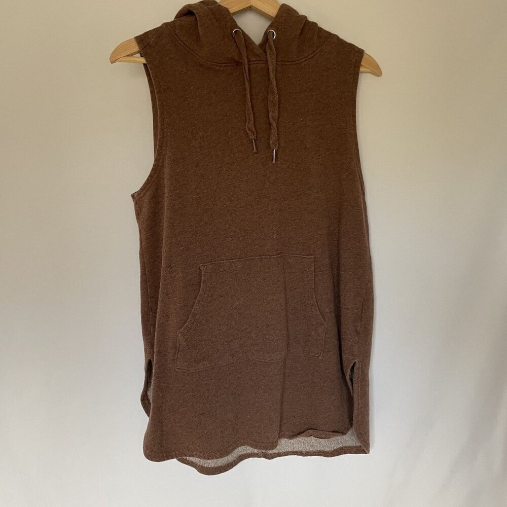 BDG women's size M fleece vest hooded cotton trendy boho top casual comfortable